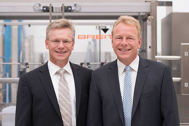 BREITNER filling machines – CEOs Volker and Achim Breitner